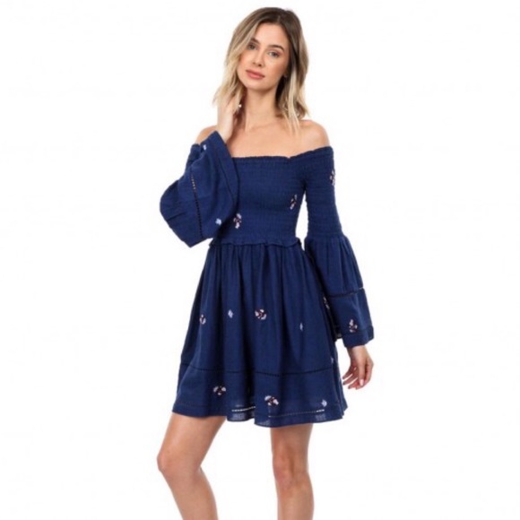 ❤️SOLD❤️FP Counting daisies embroidered dress - Picture 4 of 7